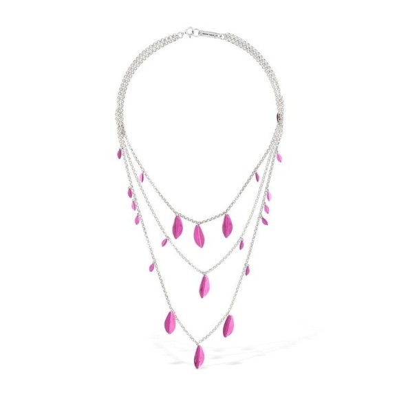 Isabel Marant Metal Shiny Leaf Necklace - NWT - Picture 1 of 4